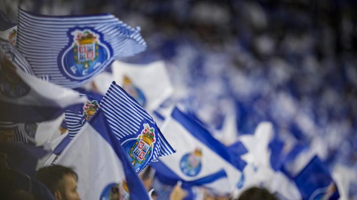 Porto fans with flags